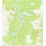 United States Geological Survey Warrior Dam, AL (1980, 24000-Scale) digital map