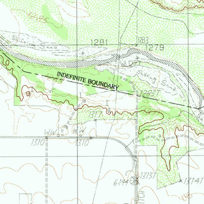 United States Geological Survey Warrior Hollow, TX (1983, 24000-Scale) digital map