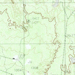 United States Geological Survey Warrior Hollow, TX (1983, 24000-Scale) digital map
