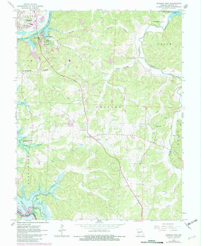 United States Geological Survey Warsaw East, MO (1964, 24000-Scale) digital map