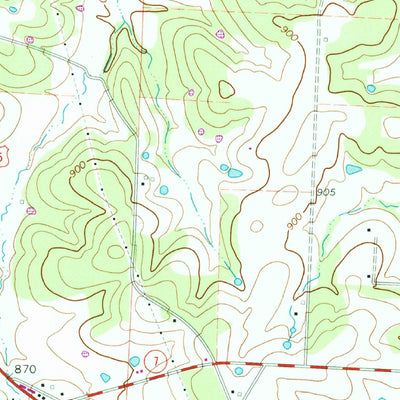 United States Geological Survey Warsaw East, MO (1964, 24000-Scale) digital map