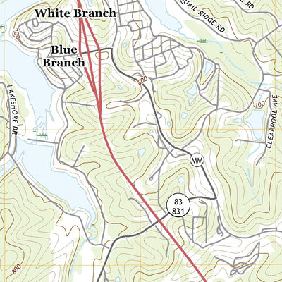 United States Geological Survey Warsaw East, MO (2021, 24000-Scale) digital map