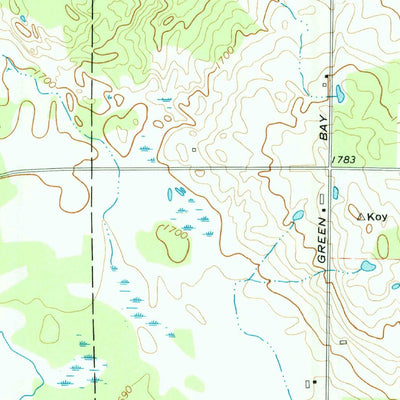 United States Geological Survey Warsaw, NY (1972, 24000-Scale) digital map