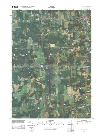 United States Geological Survey Warsaw, NY (2010, 24000-Scale) digital map
