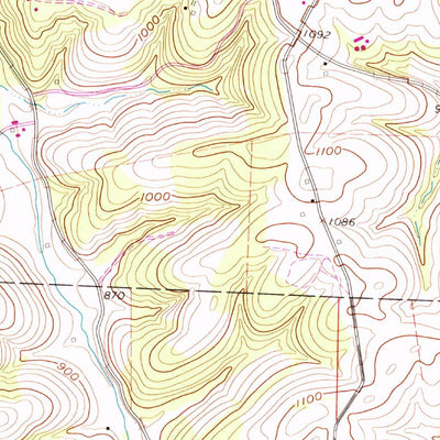 United States Geological Survey Warsaw, OH (1962, 24000-Scale) digital map
