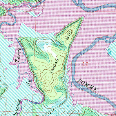 United States Geological Survey Warsaw West, MO (1965, 24000-Scale) digital map