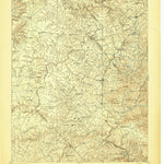United States Geological Survey Wartburg, TN (1895, 125000-Scale) digital map