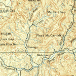 United States Geological Survey Wartburg, TN (1896, 125000-Scale) digital map