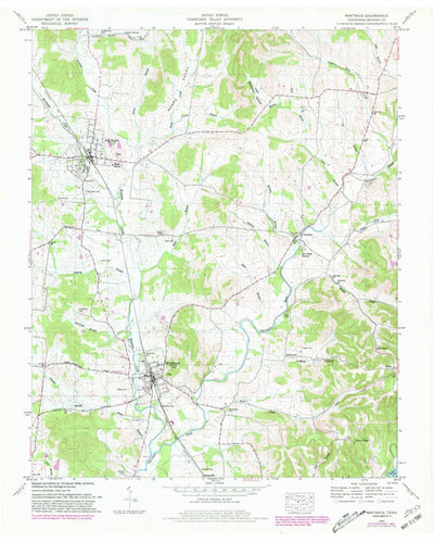 United States Geological Survey Wartrace, TN (1949, 24000-Scale) digital map