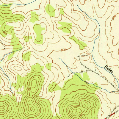 United States Geological Survey Wartrace, TN (1951, 24000-Scale) digital map