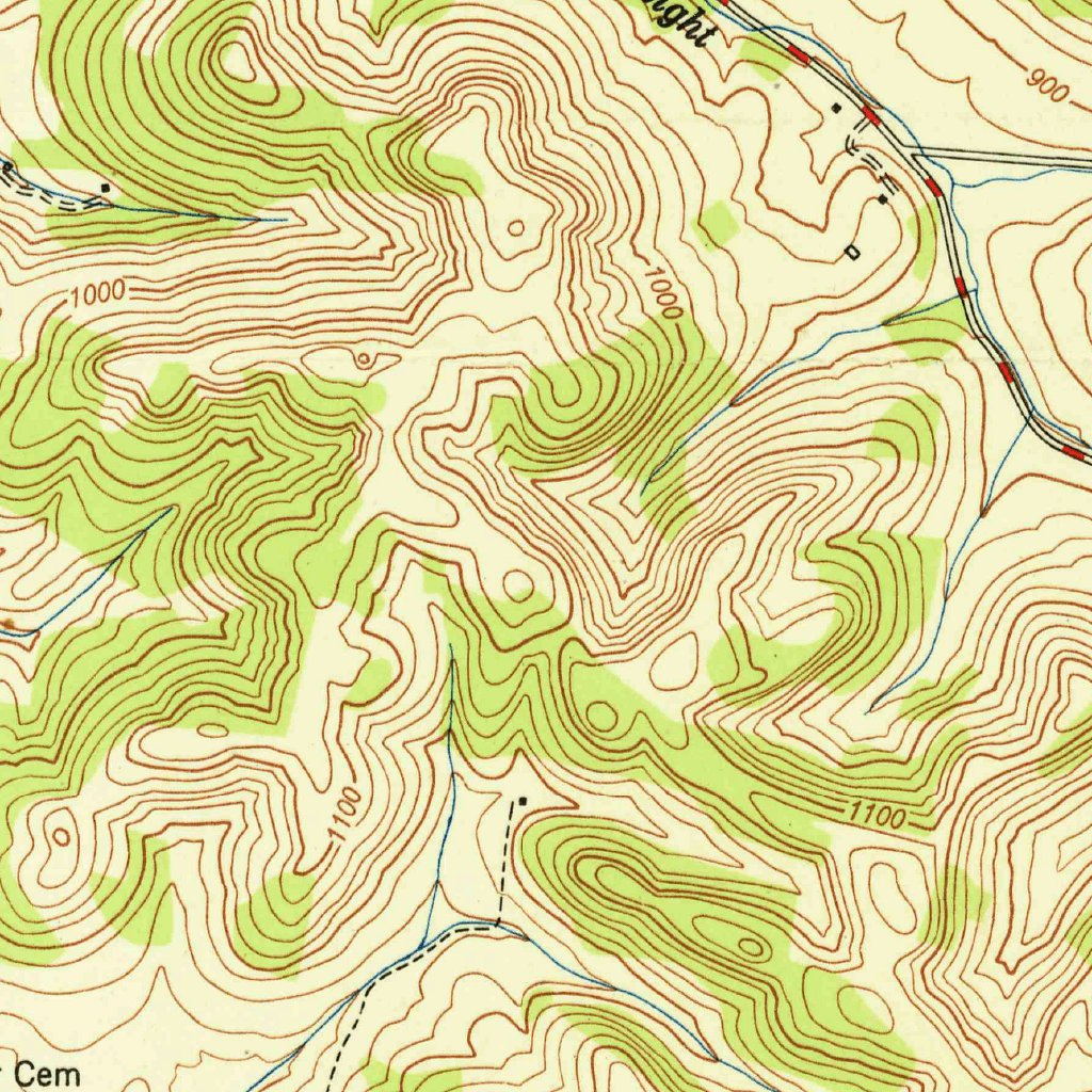Wartrace, TN (1951, 24000Scale) Map by United States Geological Survey Avenza Maps