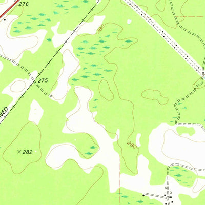 United States Geological Survey Warwick, GA (1977, 24000-Scale) digital map
