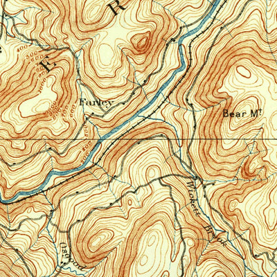 United States Geological Survey Warwick, MA-NH-VT (1935, 62500-Scale) digital map