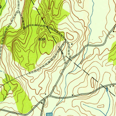 United States Geological Survey Warwick, NY (1943, 24000-Scale) digital map