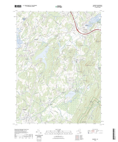 United States Geological Survey Warwick, NY (2023, 24000-Scale) digital map