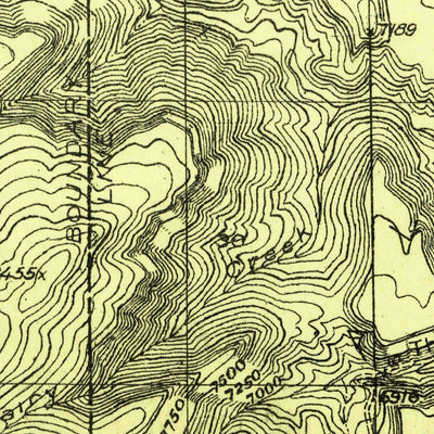 United States Geological Survey Wasatch, UT (1922, 31680-Scale) digital map