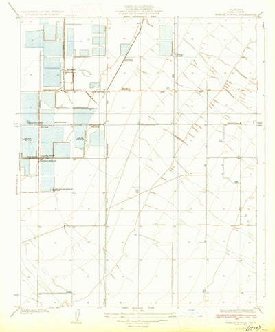 United States Geological Survey Wasco NW, CA (1930, 31680-Scale) digital map