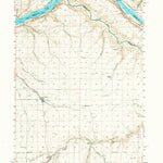 United States Geological Survey Wasco, OR-WA (1957, 62500-Scale) digital map