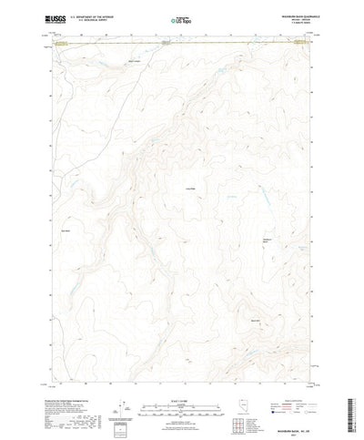 United States Geological Survey Washburn Basin, NV (2021, 24000-Scale) digital map