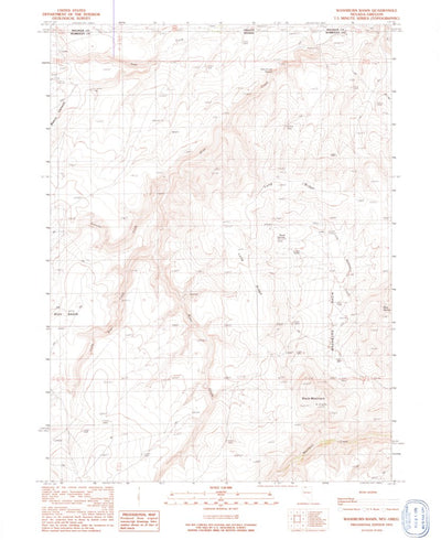 United States Geological Survey Washburn Basin, NV-OR (1991, 24000-Scale) digital map