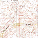 United States Geological Survey Washburn Basin, NV-OR (1991, 24000-Scale) digital map