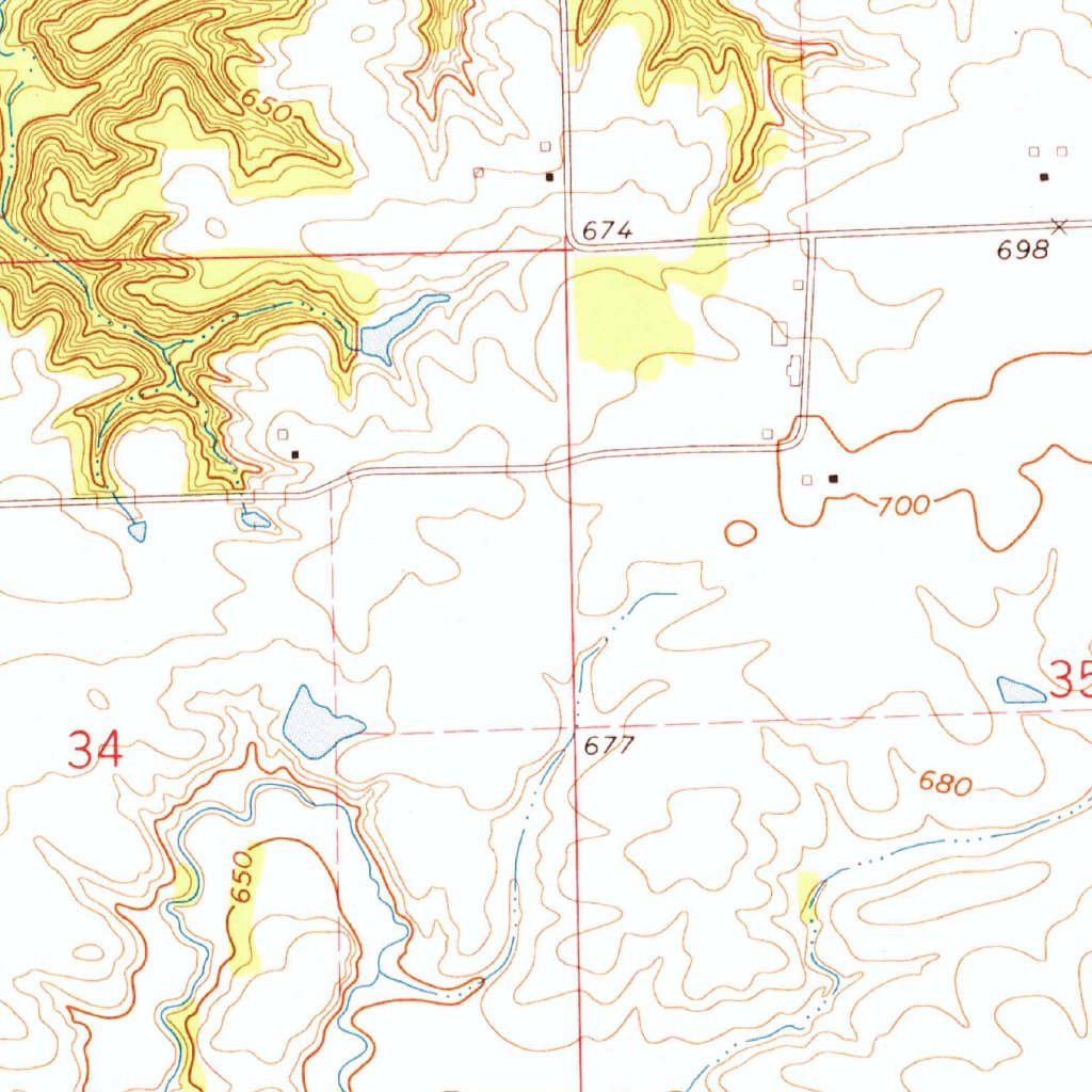 Washburn, IL (1972, 24000-Scale) Map by United States Geological Survey ...