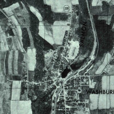 United States Geological Survey Washburn, ME (1975, 24000-Scale) digital map