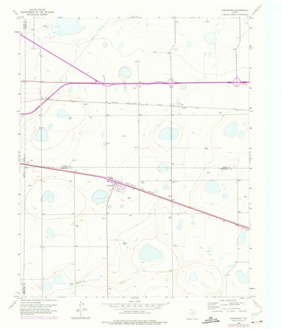 United States Geological Survey Washburn, TX (1956, 24000-Scale) digital map