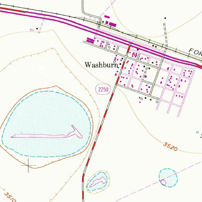 United States Geological Survey Washburn, TX (1956, 24000-Scale) digital map