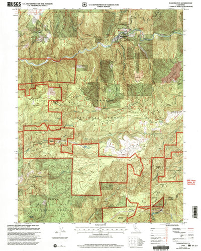 United States Geological Survey Washington, CA (2000, 24000-Scale) digital map