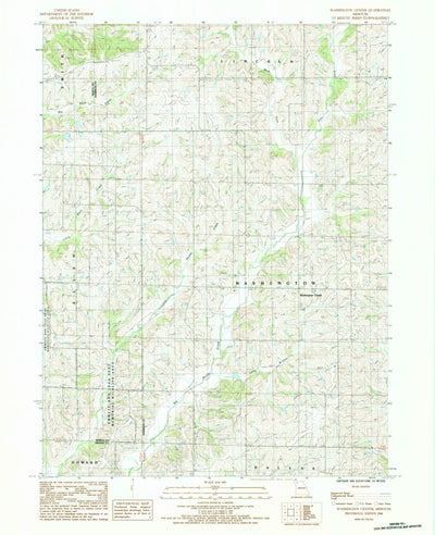 United States Geological Survey Washington Center, MO (1984, 24000-Scale) digital map