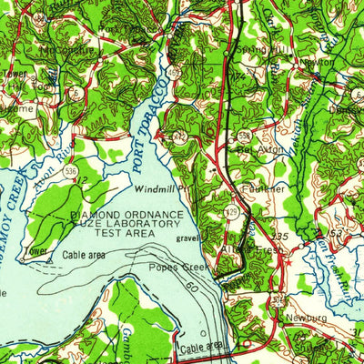United States Geological Survey Washington, DC-MD-VA (1961, 250000-Scale) digital map