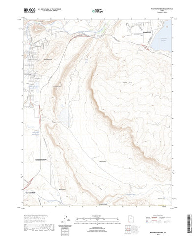 United States Geological Survey Washington Dome, UT (2023, 24000-Scale) digital map
