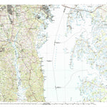 United States Geological Survey Washington East, DC-MD (1983, 100000-Scale) digital map