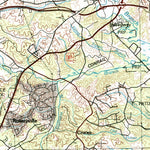 United States Geological Survey Washington East, DC-MD (1983, 100000-Scale) digital map