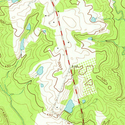 United States Geological Survey Washington East, GA (1972, 24000-Scale) digital map