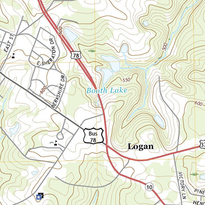 United States Geological Survey Washington East, GA (2020, 24000-Scale) digital map