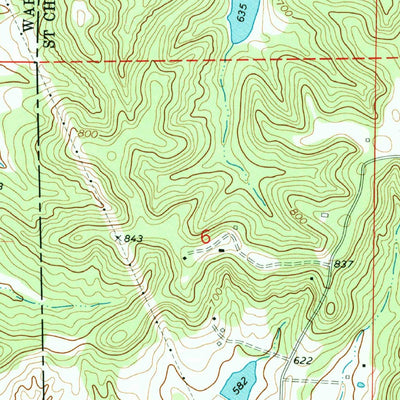United States Geological Survey Washington East, MO (1972, 24000-Scale) digital map