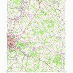 United States Geological Survey Washington East, PA (1953, 24000-Scale) digital map