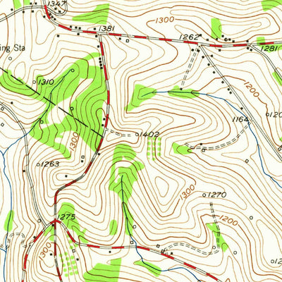 United States Geological Survey Washington East, PA (1954, 24000-Scale) digital map