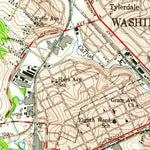 United States Geological Survey Washington East, PA (1954, 24000-Scale) digital map