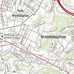 United States Geological Survey Washington East, PA (2023, 24000-Scale) digital map