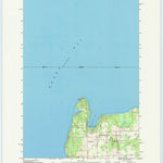United States Geological Survey Washington Island NW, WI-MI (1982, 24000-Scale) digital map
