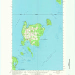 United States Geological Survey Washington Island, WI-MI (1960, 62500-Scale) digital map