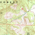 United States Geological Survey Washington Mountain, CA (1993, 24000-Scale) digital map