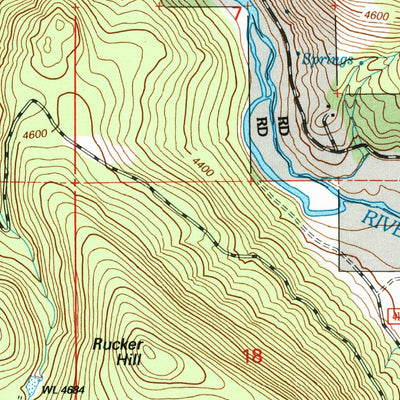 United States Geological Survey Washington Mountain, CA (1993, 24000-Scale) digital map