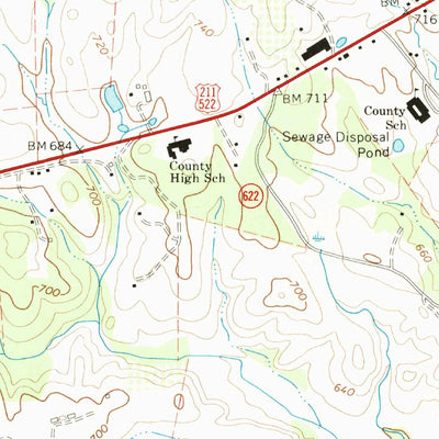United States Geological Survey Washington, VA (1971, 24000-Scale) digital map