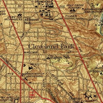 United States Geological Survey Washington West, DC-MD-VA (1945, 31680-Scale) digital map