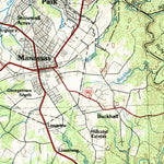 United States Geological Survey Washington West, DC-VA-MD (1982, 100000-Scale) digital map