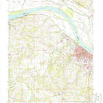 United States Geological Survey Washington West, MO (1973, 24000-Scale) digital map